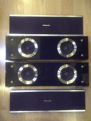Panasonic Surround Sound Speakers BRAND NEW AMAZING CLARITY & SLEEK DESIGN R795 set