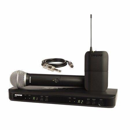 SHURE BLX1288/SM58 COMBO T11, SM SERIES COMBO, DUAL UHF WIRELESS-SYSTEM