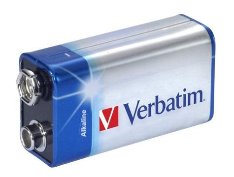 VERBATIM - 9V ALKALINE BATTERIES (1 BATTERIES PER PACK)