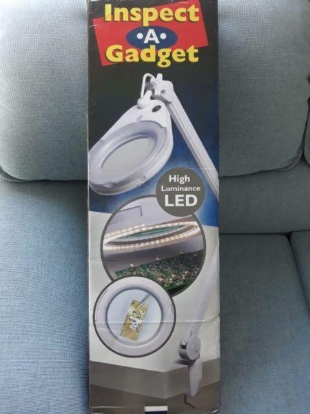 LED Illuminated Desktop Magnifier