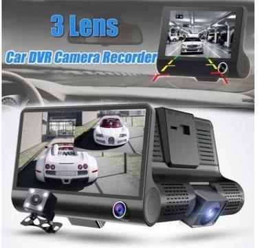 HD 1080P 3 Lens Car DVR Dash Cam Vehicle Video Recorder Rearview Camera