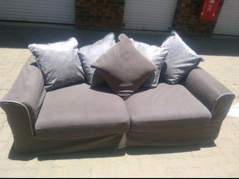 Large Grey 2 Seater Couch