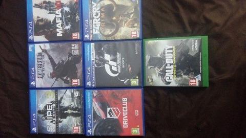 PS4 + Xbox one Games