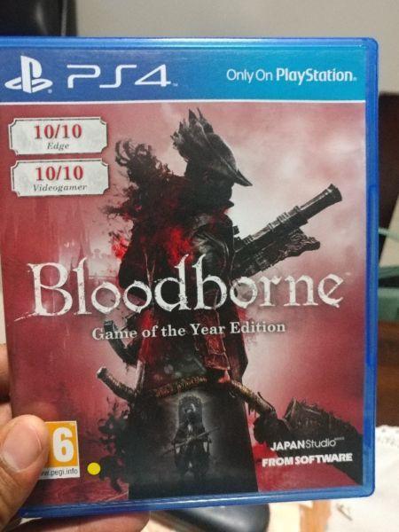 Bloodborne GOTY for sale or swap PS4