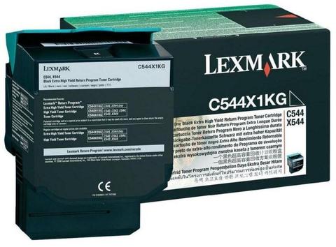 LEXMARK C544 / X544 Black Extra High Yield Return Programme Toner Cartridge