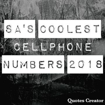 VIP Cellphone Number List May 2018
