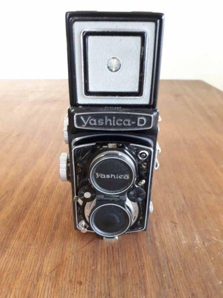 Rare Yashica D with Grey Leather