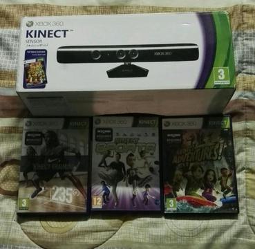 Xbox 360 Kinect New in Box with Games R1000