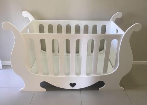 Beautiful sleigh cot R1500