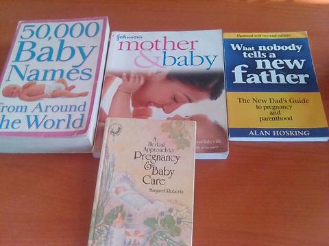 Baby and parental books for sale