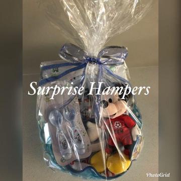 Baby Shower/ Baby Arrival Gift Hampers - Available same day or within 24 hours