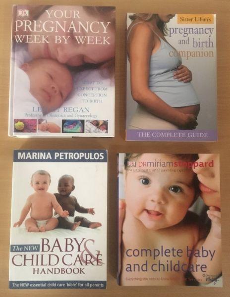 4x Pregnancy and Baby books