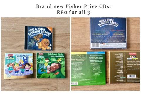 Brand new Fisher Price CDs