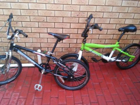 2 BMX bikes