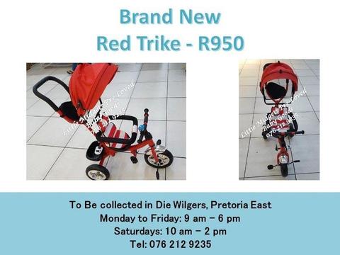 Brand New Red Trike