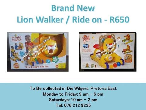 Brand New Lion Walker / Ride on