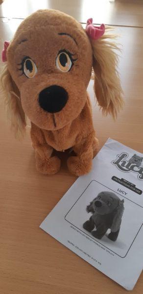 Lucy the interactive toy dog