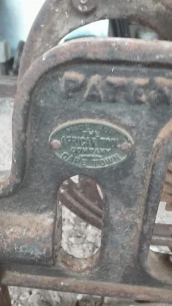 Antique press drill