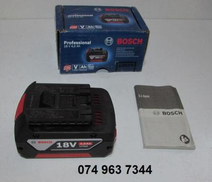 Bosch Professional BAT620 18V Lithium-Ion 4.0Ah FatPack Battery*NEW*