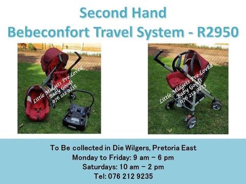 Second Hand Bebeconfort Travel System