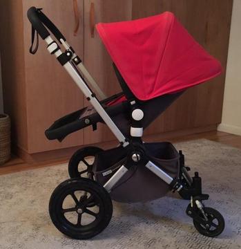 Bugaboo Cameleon travel system (pram, basinet and Maxi Cosi car seat)