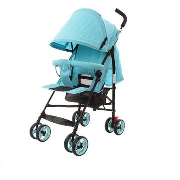 Baby Stroller Pram with Multi-position Reclining Backrest and footrest