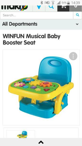 Winfun Musical Baby Booster Seat