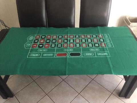 Reversible casino table matt