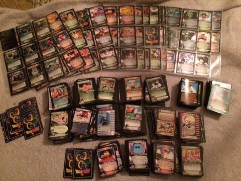1700 Dragon Ball Z cards for sale in excellent condition (including around 170 Foil cards)