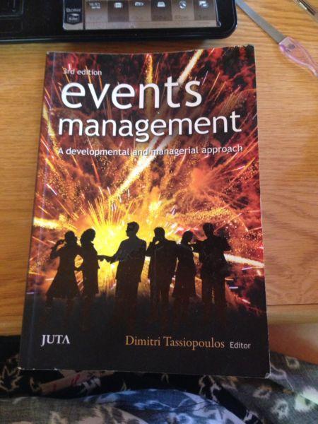 Events Management - A Developmental and Managerial Approach - 3rd Edition