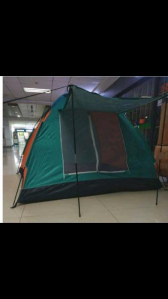 Brand new 4 men camping tents with patio cover