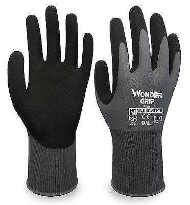 Nylon PU Safety Work Gloves Nitrile Coated Garden Grip Gloves, Uniforms