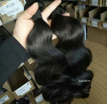 Unprocessed Grade 9AA Brazilian and Peruvian hair 0736771997 From R430 A Bundle