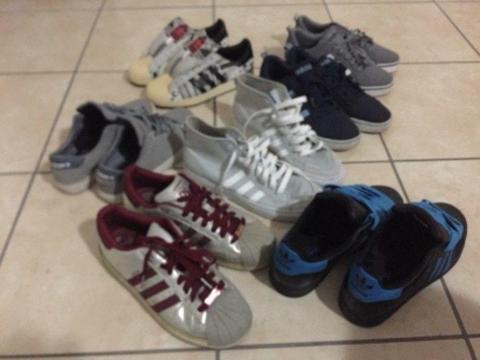 Adidas allstar and superstar sneakers for sale