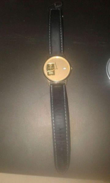Swiss Gold Bar Watch 1GR 999.9 Pure Gold Bar , With Swiss Made Quartz Movement