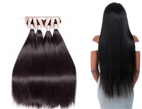 Weaves wigs Peruvian Brazilian Mongolian natural hair + free closure