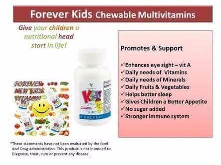 Forever kidd chewable multivitamins
