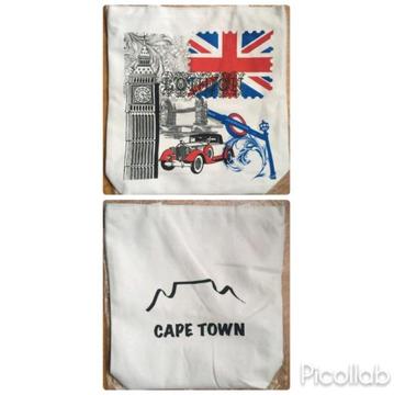 London & Cape Town Tote bags