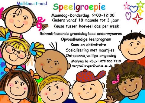 Speelgroepie in Melkbosstrand