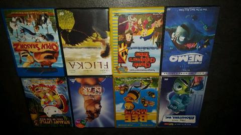 Various kiddies dvd's for sale - bargain