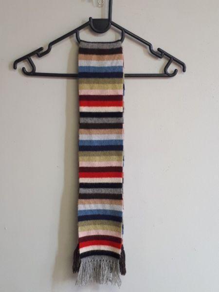 Coloured Striped Scarf