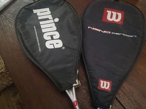 2 x Squash rackets for R300