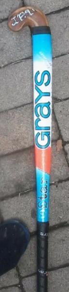 Grays neon orange and blue hockey stick for sale