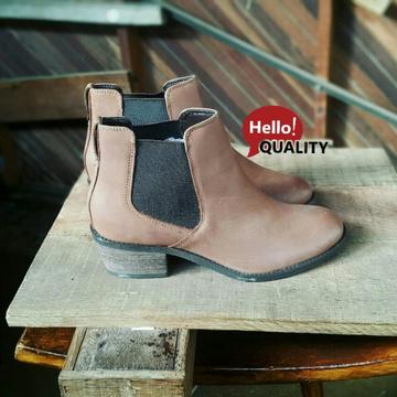 Brand New Genuine Soft Leather Ankle Boots