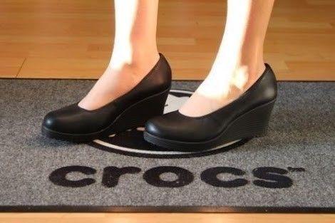 Crocs wedge heels