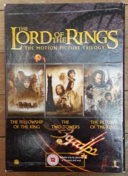 The Lord of the Rings Trilogy DVD boxed set