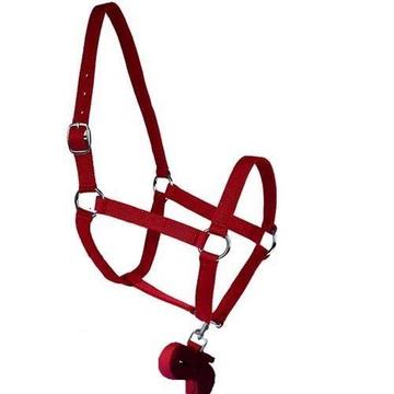 SOFT HORSE HALTER AND LEAD SET