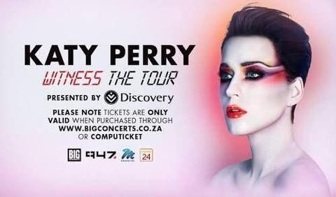 2x Katy Perry concert Tickets