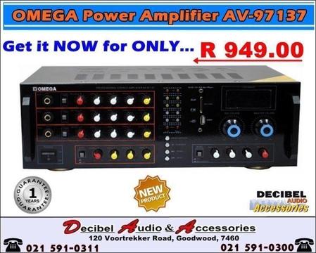 OMEGA Professional Power Amplifier AV-97137