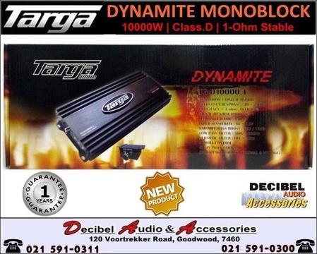 Targa Dynamite 10000w Monoblock Amplifier | Class.D | 1-Ohm Stable @ R2699.00